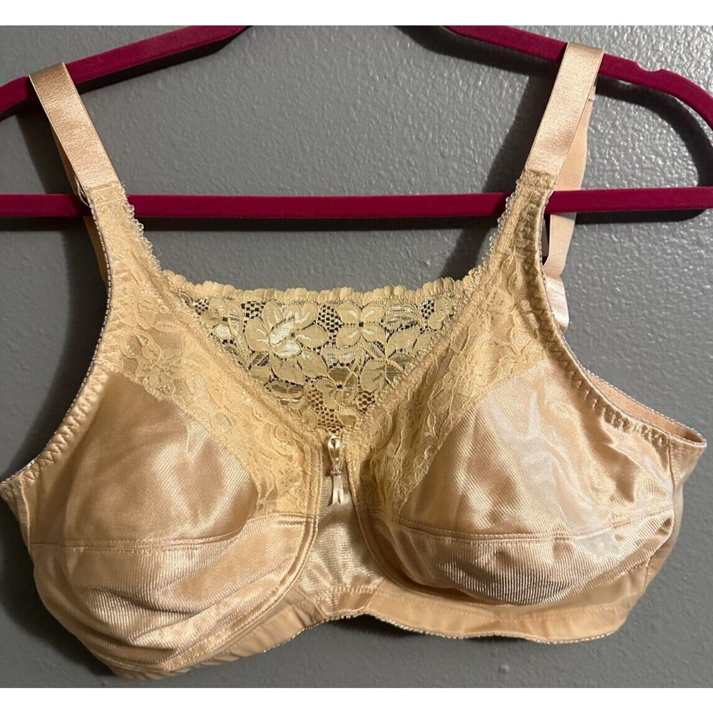 Perfect Fit Wireless Support Bra with Lace Front Size 40C- NWT